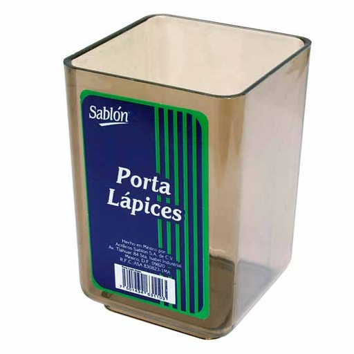 [AZO-LAP-3106HU] PORTA LAPICES SABLON COLOR HUMO / AZOR