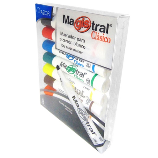 [AZO-MAR-83478] MARCADOR MAGISTRAL CLASICO SURT. C/8 / AZOR