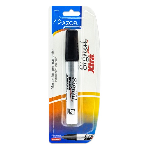 [AZO-MAR-40101] MARCADOR SIGNAL XTRA NEGRO BLISTER / AZOR
