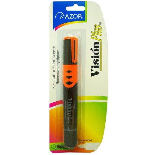 [AZO-MAR-2610NA] RESALTADOR VISION PLUS NARANJA / AZOR
