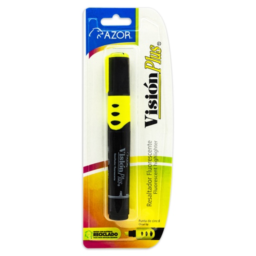 [AZO-MAR-2610AM] RESALTADOR VISION PLUS AMARILLO / AZOR