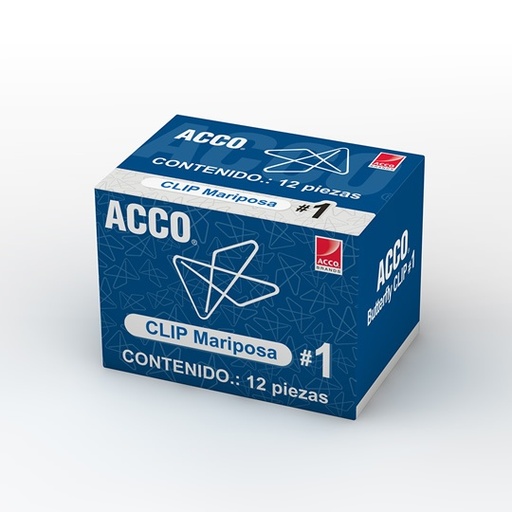 [ACO-CLI-P1710] CLIP MARIPOSA NO. 1 / ACCO