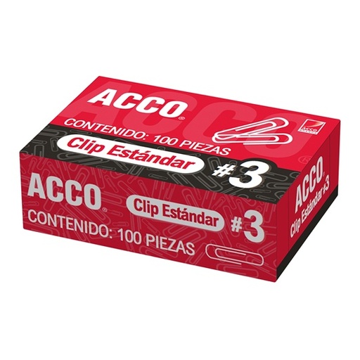 [ACO-CLI-P1670] CLIP ESTANDAR NO. 3 / ACCO
