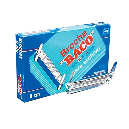 [BAC-BRO-182] BROCHE BACO DE 8 CM CAJA CON 50 PIEZAS / BACO