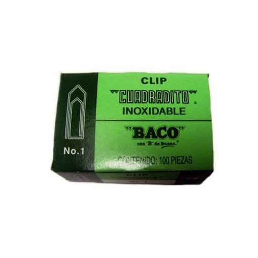 [BAC-CLI-CUADRI1] CLIP BACO CUADRITO NO. 1 / BACO