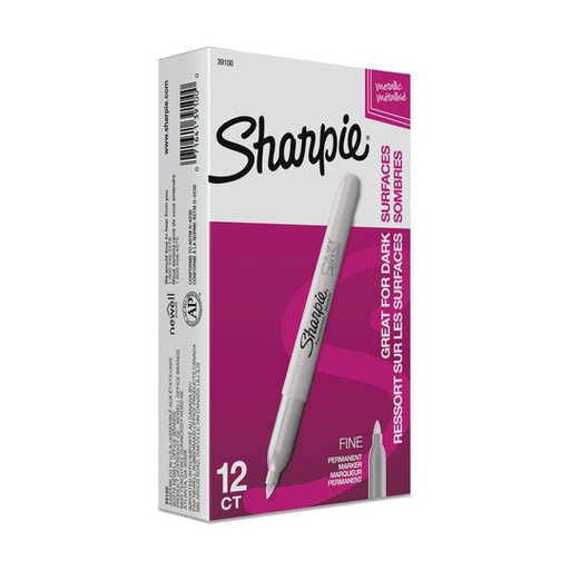 [BER-MAR-8515112] MARCADOR PERMANENTE FINO PLATA / SHARPIE