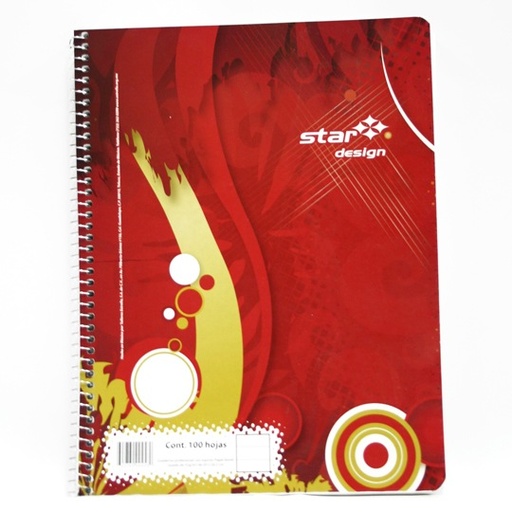 [EST-CUA-458] CUADERNO PROFESIONAL DE RAYA 100 HOJAS / ESTRELLA