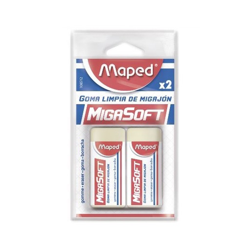 [MPD-GOM-108512] GOMA MIGASOFT BLISTER CON 2 PIEZAS / MAPED