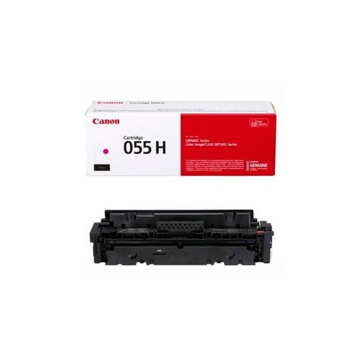 [3018C001AA] TONER ORIGINAL CANON 055H MAGENTA 5.9K / CANON
