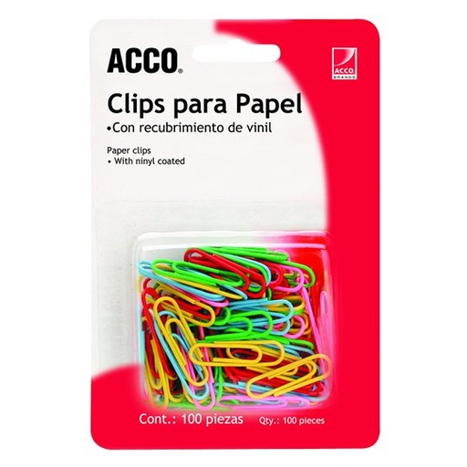 [ACO-CLI-P6130] CLIP ESTANDAR DE COLORES / ACCO