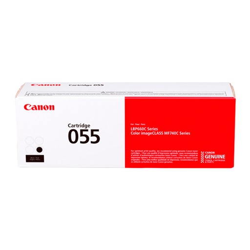 [CAN-TO-055BK] TONER ORIGINAL CANON 055 NEGRO 2.3K / CANON
