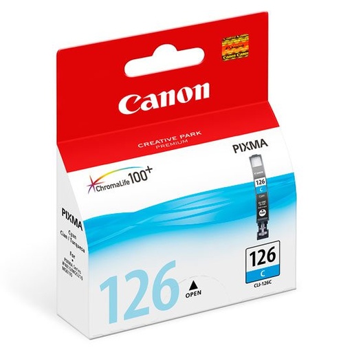 [CAN-TIN-LCI126C] CART. TINTA CANON 126 CYAN / CANON **DESCONTINUADO**