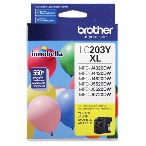 [BRO-TIN-LC203Y] CART. TINTA BROTHER LC203Y AMARILLO / BROTHER