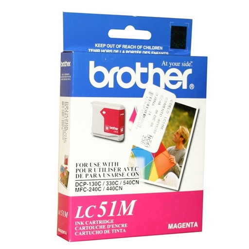 [BRO-TIN-LC51M] CART. TINTA BROTHER LC 51 MAGENTA / BROTHER **DESCONTINUADO**