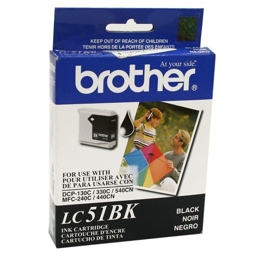 [BRO-TIN-LC51BK] CART. TINTA BROTHER LC 51 NEGRO / BROTHER **DESCONTINUADO**