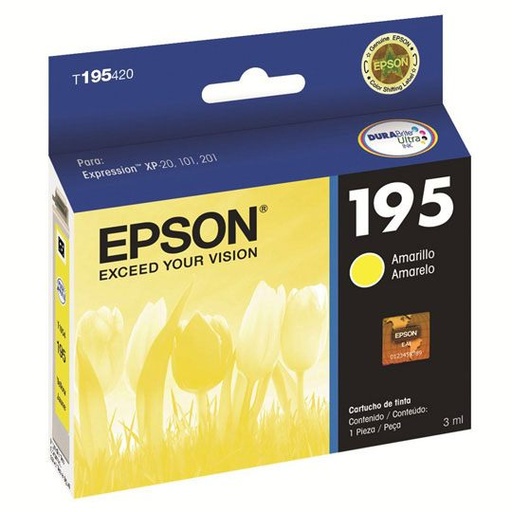 [EPS-TIN-T195420] CART. TINTA EPSON T195420-AL AMARILLO / EPSON **DESCONTINUADO**