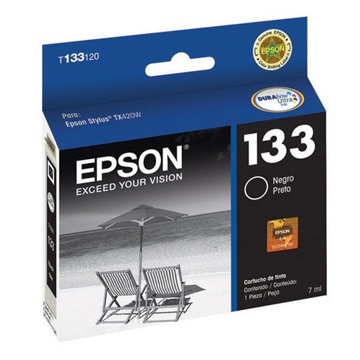 [EPS-TIN-T133120] CART. TINTA EPSON T133120-AL NEGRO / EPSON **DESCONTINUADO**