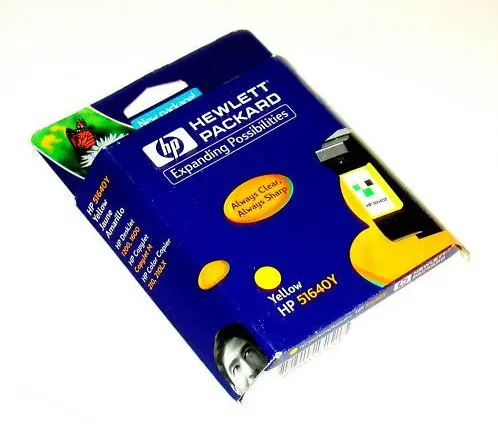 [11123] CART. TINTA HP 40 AMARILLO / HEWLETT PACKARD **REMATE**