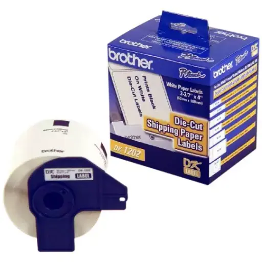 [BRO-ETI-TK1202] ETIQUETAS BROTHER COLOR BLANCO DK1202 / BROTHER