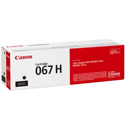 [5106C001AA] TONER ORIGINAL CANON 067H NEGRO 3.1K / CANON
