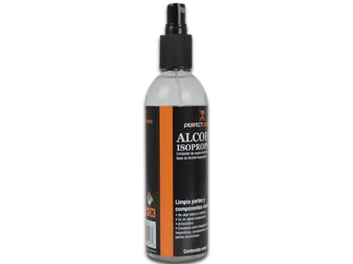 [A1700RJ] ALCOHOL ISOPROPILICO 250 ML. C/ATOMIZADOR / PERFECTO CHOICE