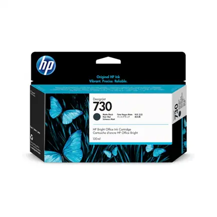 [C48002D] CART. TINTA HP 730 NEGRO MATTE 130ML. / HEWLETT PACKARD
