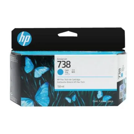 [0B18614] CART. TINTA HP 738 CYAN 130ML. / HEWLETT PACKARD
