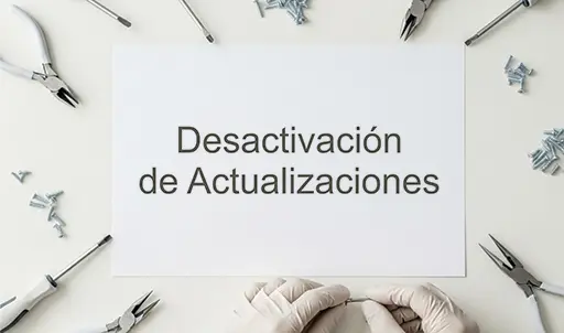 Desactivacion de Actualizaciones