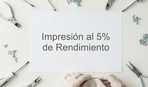 Impresion al 5%