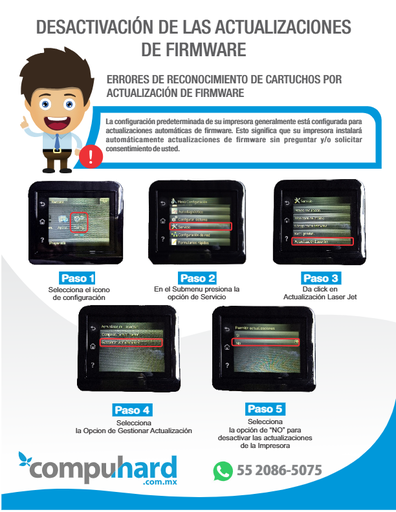 Desactivar Firmware
